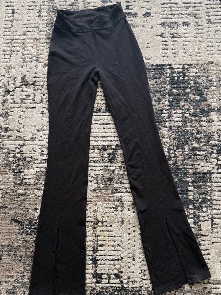 Alo Yoga Black Leggings With Logo
